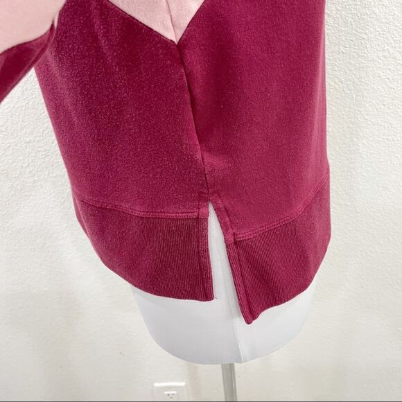 Summersalt Softest French Terry Pullover Pink Rosewood Shell Small - Picture 5 of 9